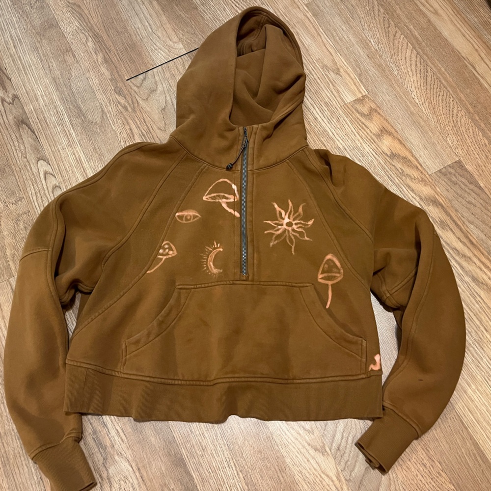 Custom Lululemon half zip scuba